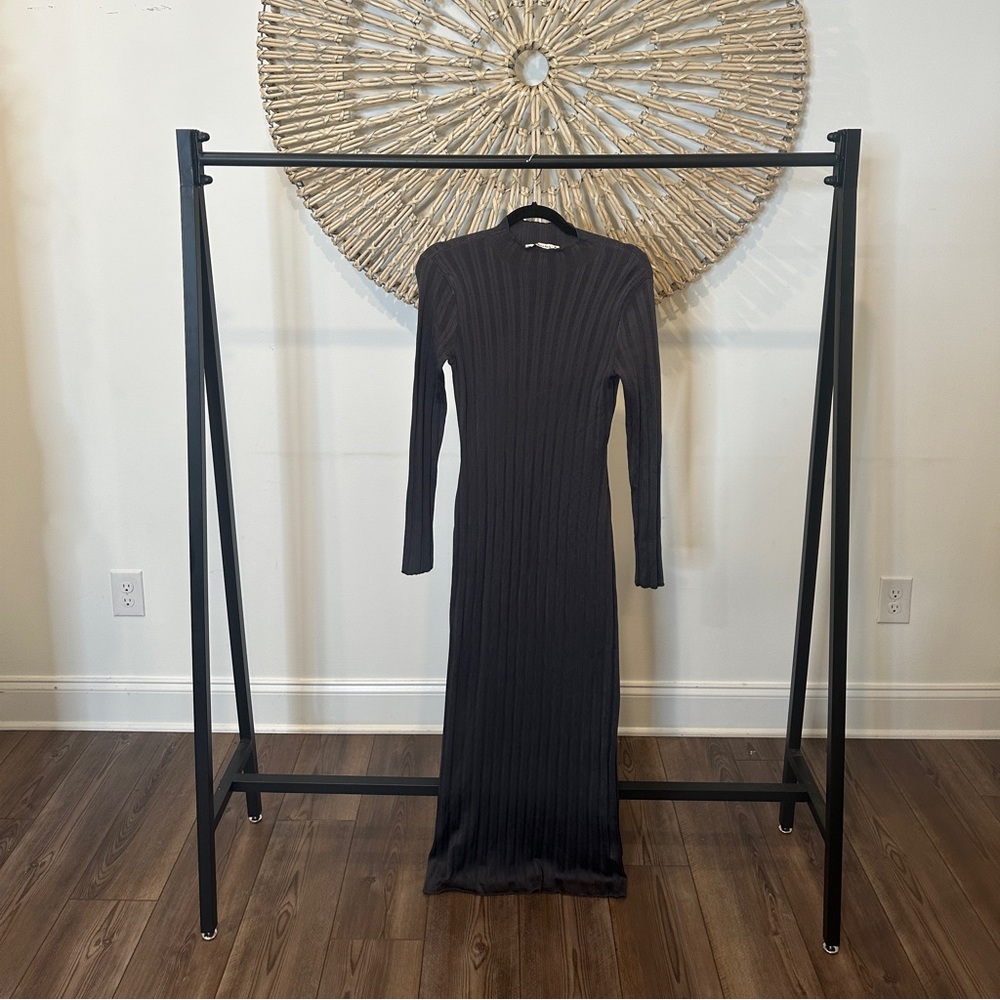 ABERCROMBIE & FITCH DARK GRAY DRESS